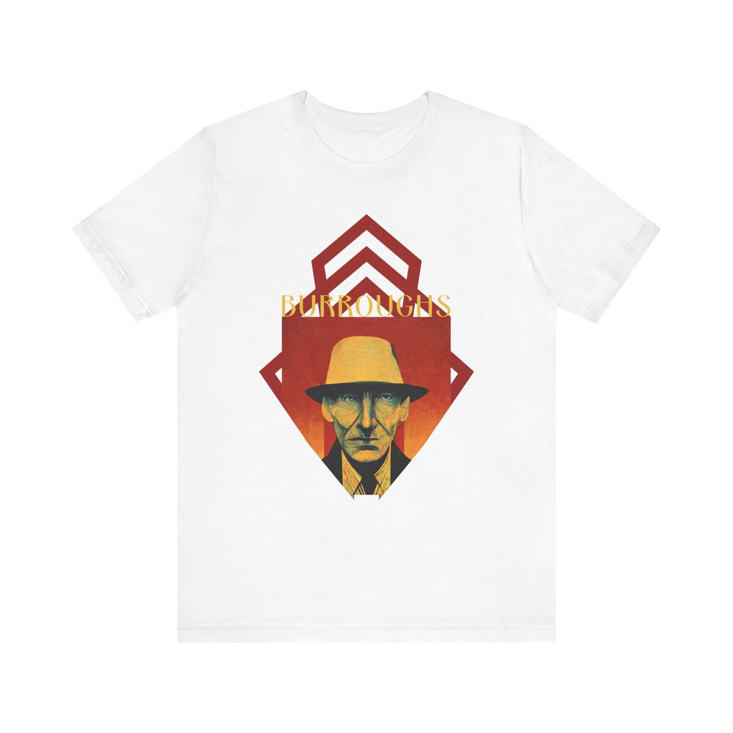 William S Burroughs Art Deco Shirt gift poet shirt author writer gift for author gift for writer gift for reader