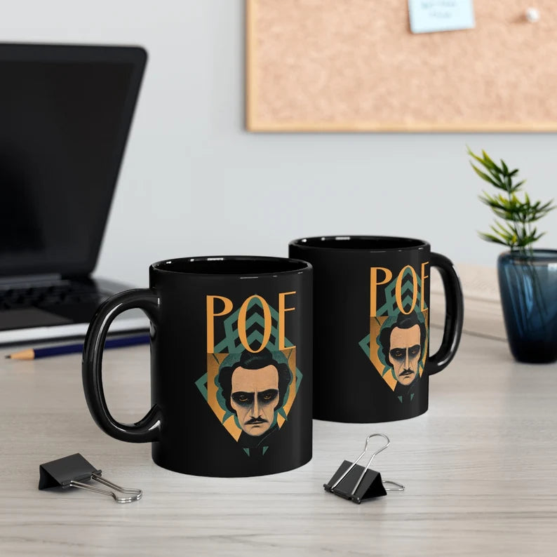Edgar Allan Poe 11oz Black Mug