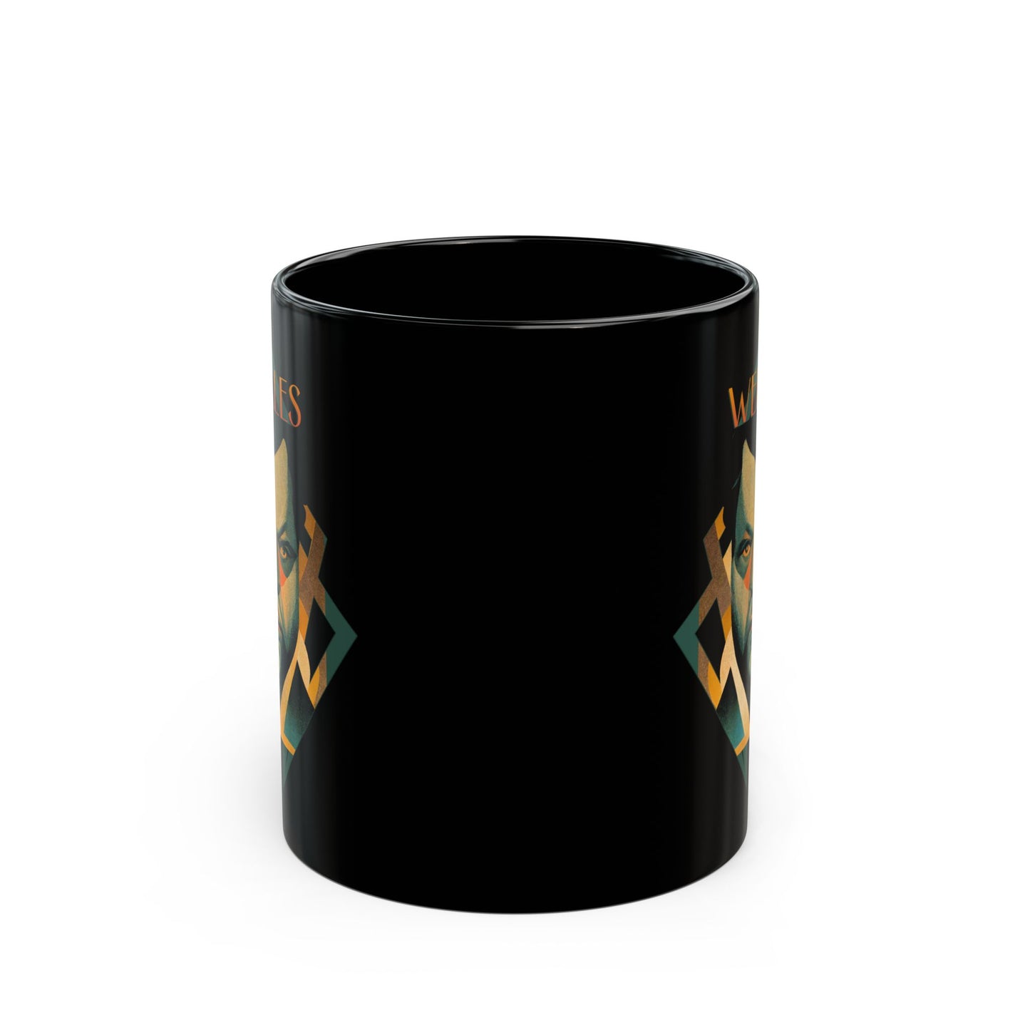 Orson Welles art deco 11oz Black Mug coffee cup