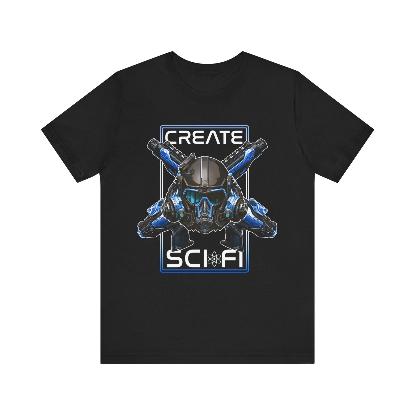 Create Sci Fi BLUE Shirt | Science Fiction Fan teeshirt | Nerdcore | SciFi | Sci-Fi