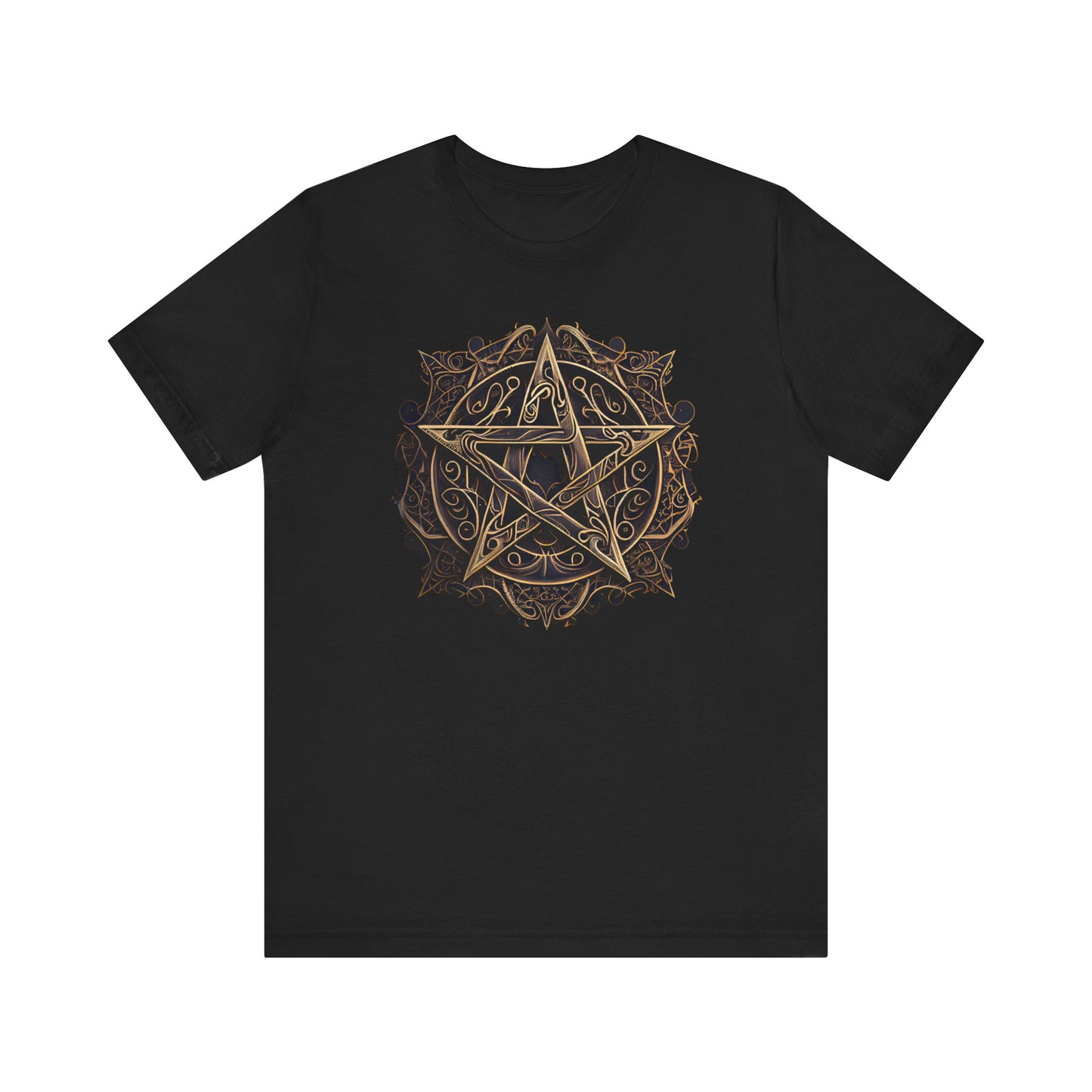 Wiccan Pentagram T-Shirt | Witch Teeshirt | Goth Shirt | Wicca Gift Blessed Be