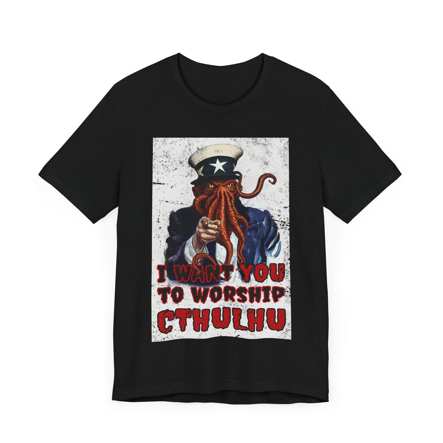 Cthulhu Uncle Sam Shirt HP Lovecraft TEESHIRT Call of Cthulhu Worship Cthulhu Cthulu