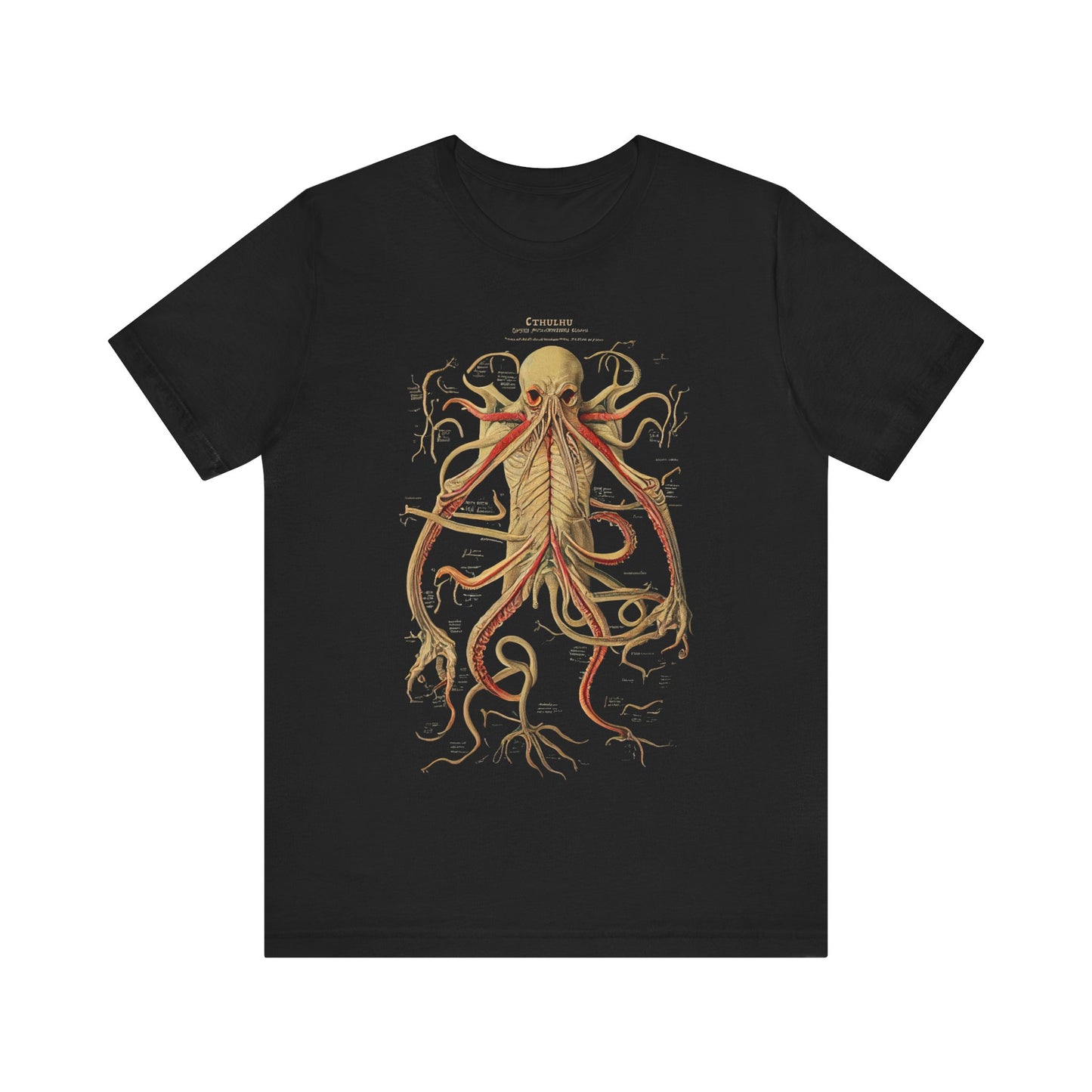 Cthulhu Arcane AnatomyT-Shirt | HP Lovecraft Teeshirt | Cult Monster Tee | Horror Gift