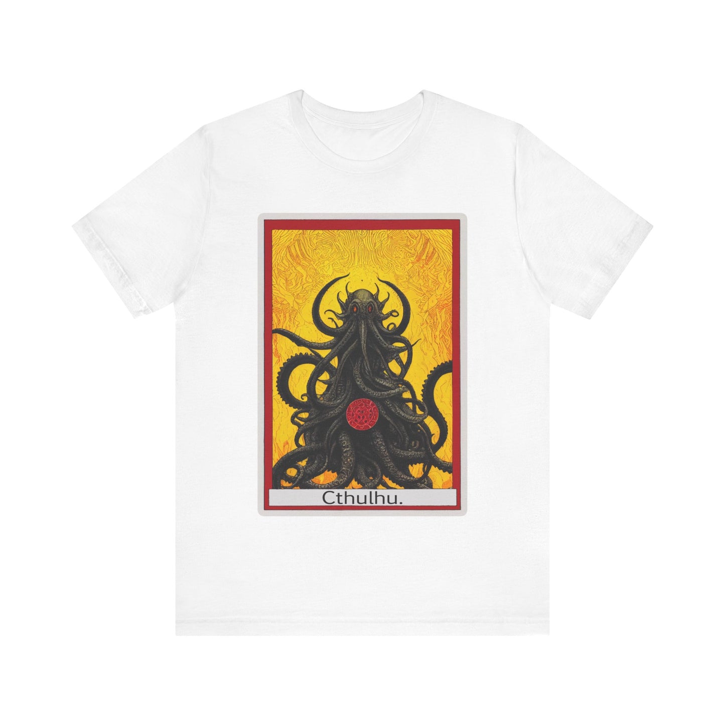 Cthulhu Tarot Card Shirt H.P. Lovecraft gift author writer gift for author gift for writer gift teeshirt elder god
