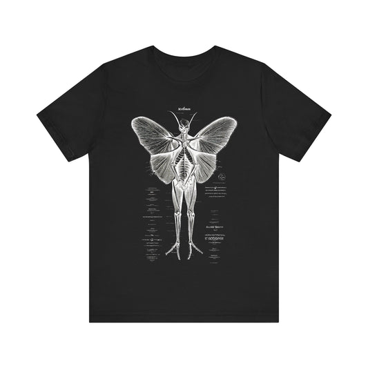 Mothman Arcane Anatomy T-Shirt | Cryptid Teeshirt | Cult Monster Tee | Horror Gift | Cryptozoology