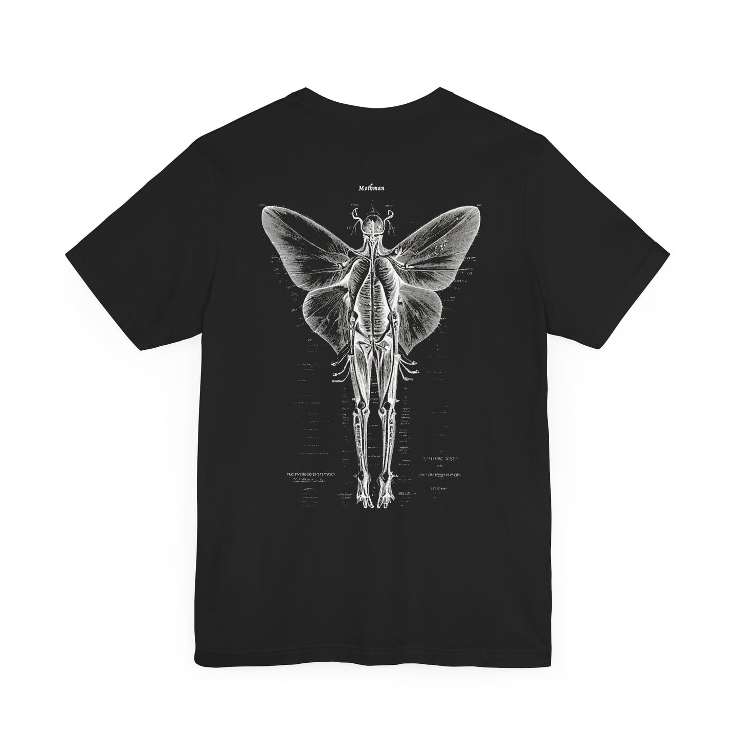 Mothman Arcane Anatomy T-Shirt | Cryptid Teeshirt | Cult Monster Tee | Horror Gift | Cryptozoology