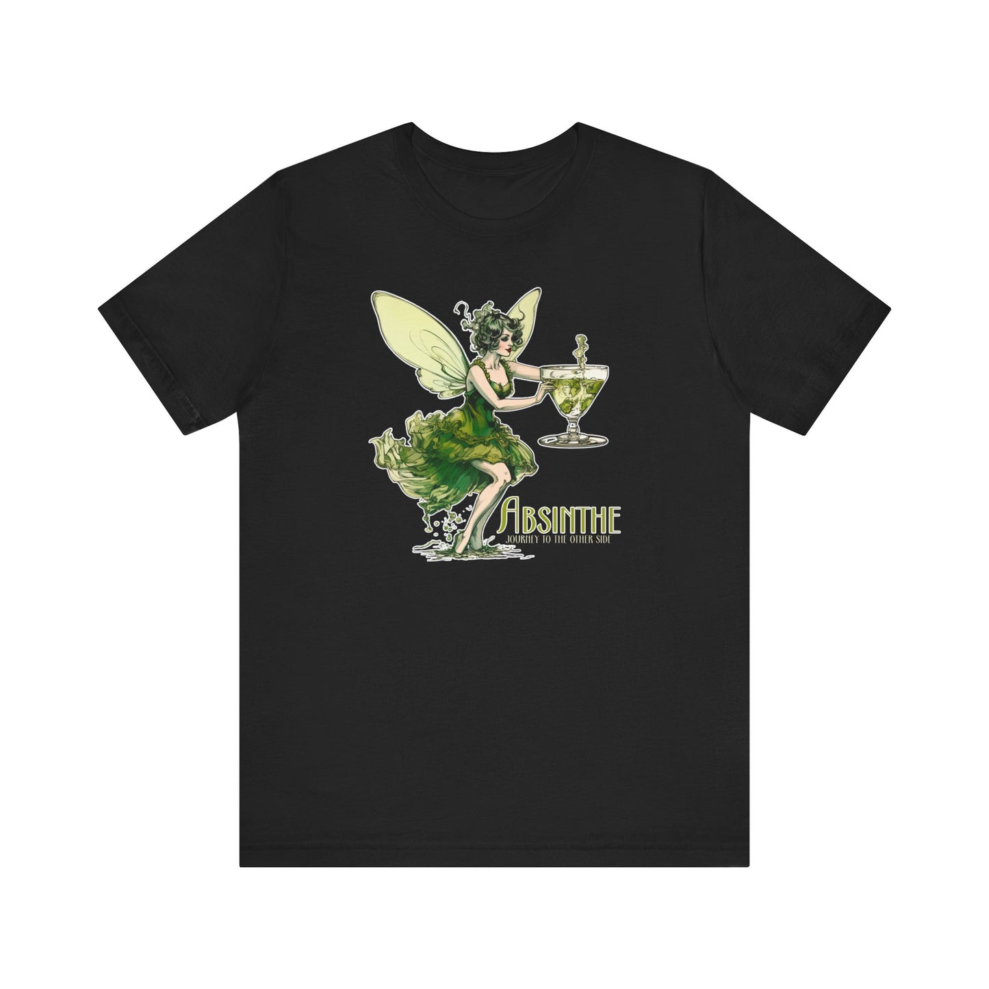 Absinthe Green Fairy T-Shirt | Teeshirt | Goth Shirt | Cottagecore Gift | Apparel | Clothing