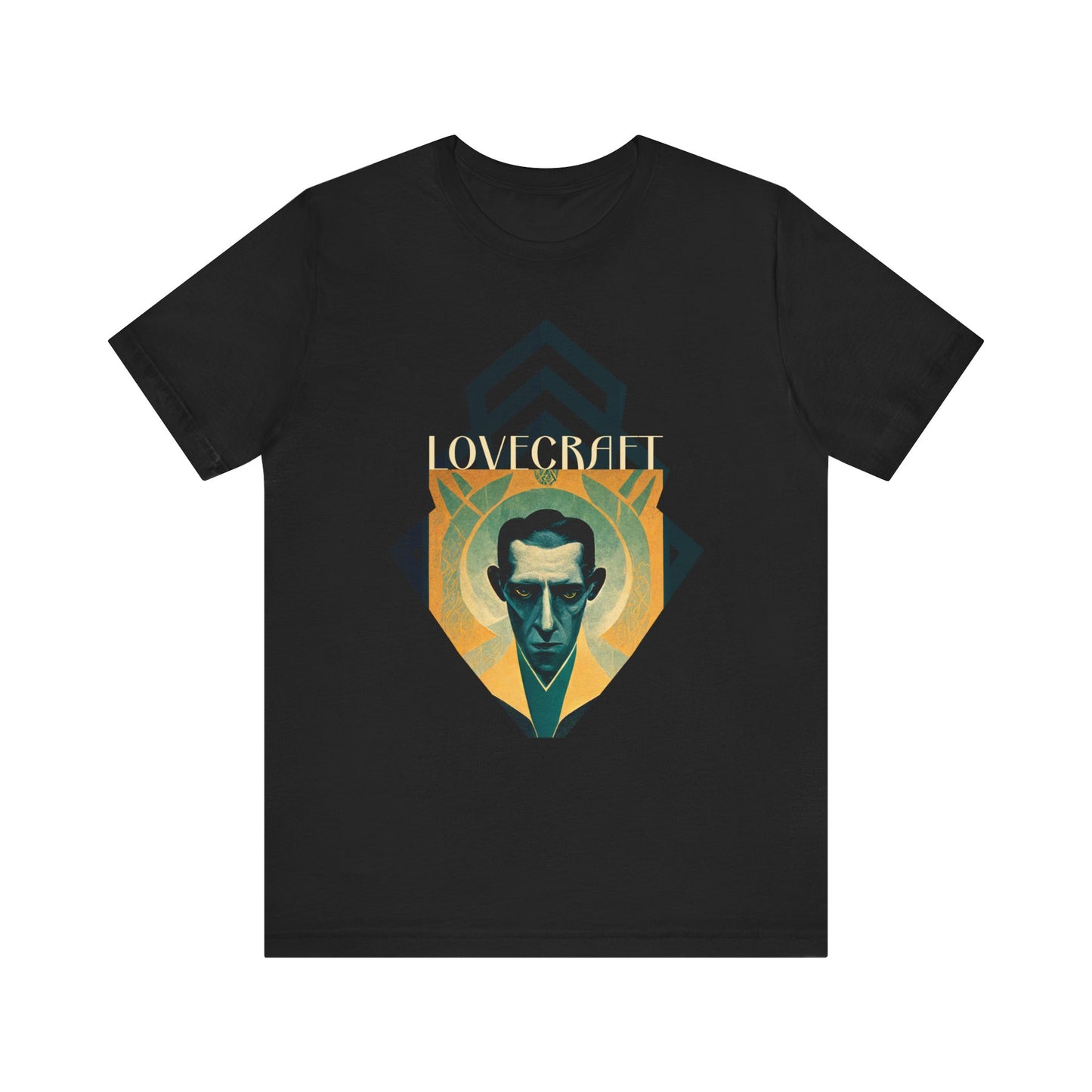 H.P. Lovecraft Art Deco Shirt gift poet shirt author writer gift for author gift for writer gift teeshirt