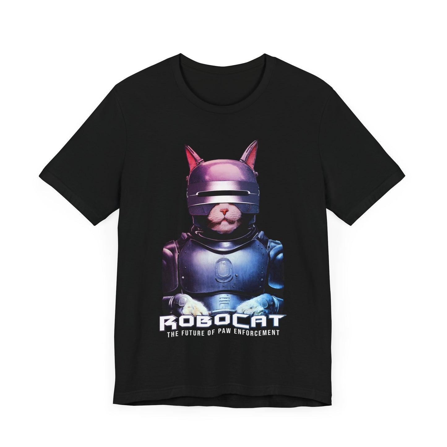 RoboCat Shirt RoboCop Parody Teeshirt