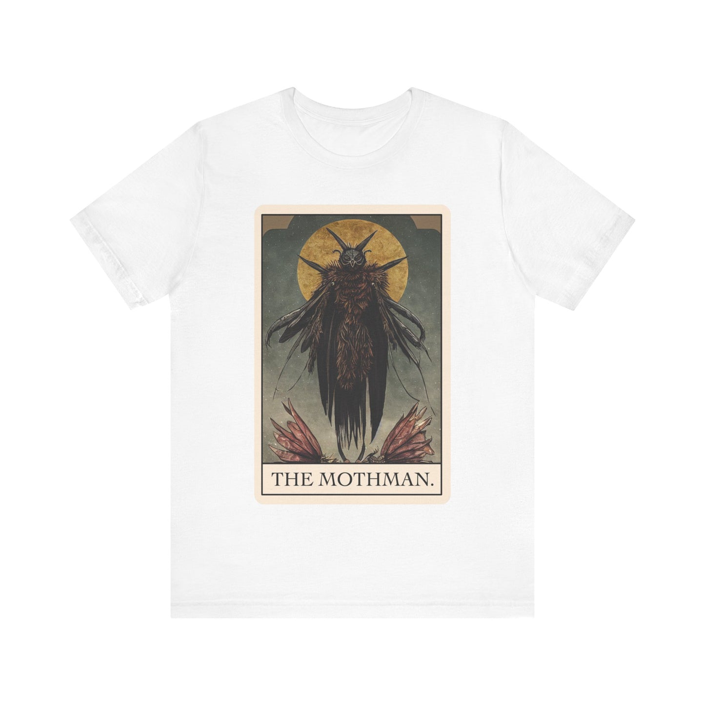 The Mothman Tarot Card Shirt cryptid tee cryptozoology t-shirt