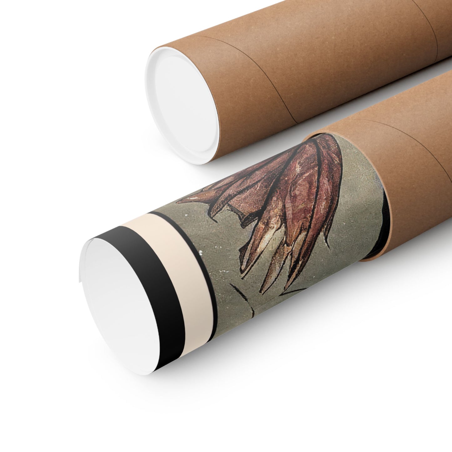 Mothman Stained Glass Art Print | Cryptid Artwork | Cult Monster Decor | Horror Gift | Cryptozoology | Cryptidcore