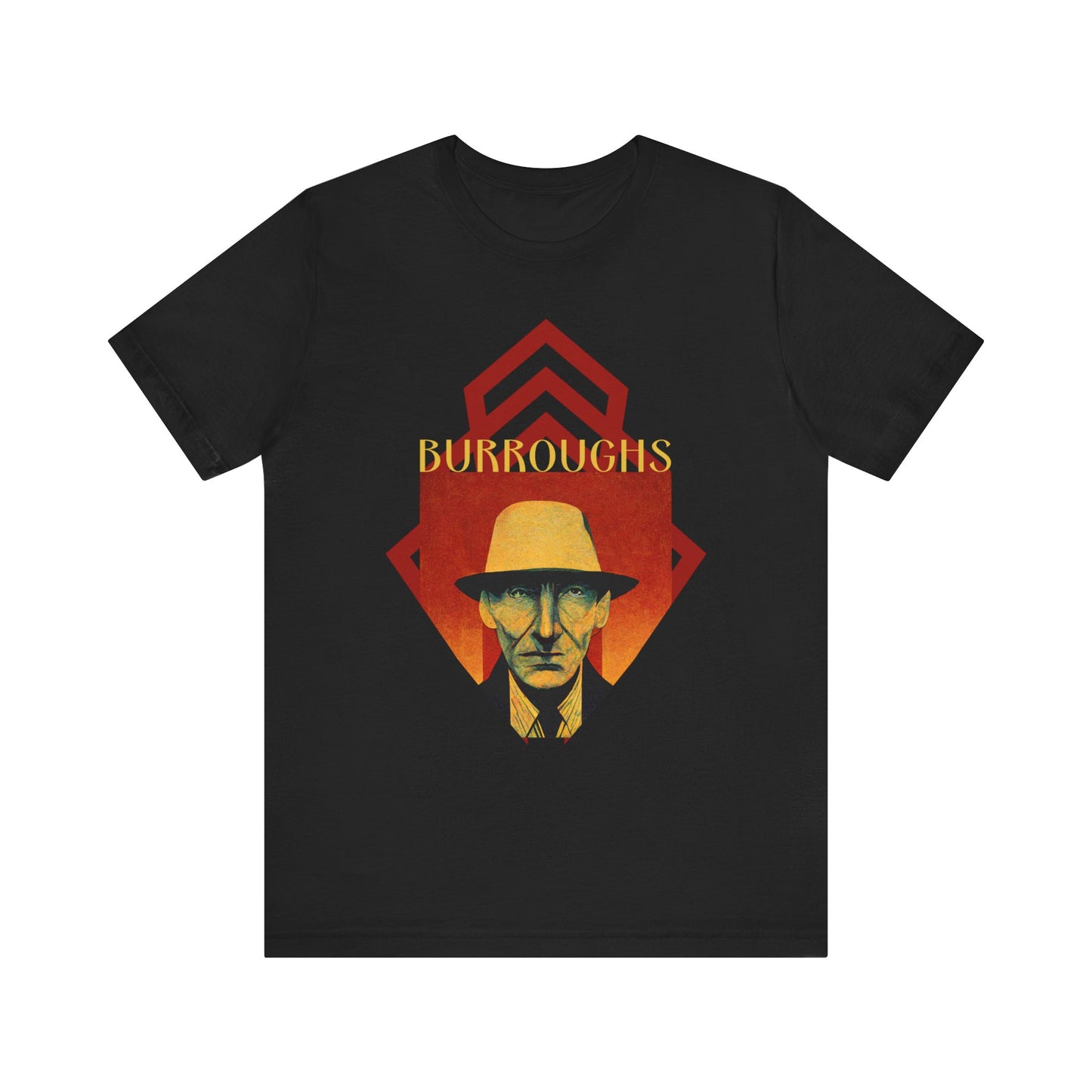 William S Burroughs Art Deco Shirt gift poet shirt author writer gift for author gift for writer gift for reader