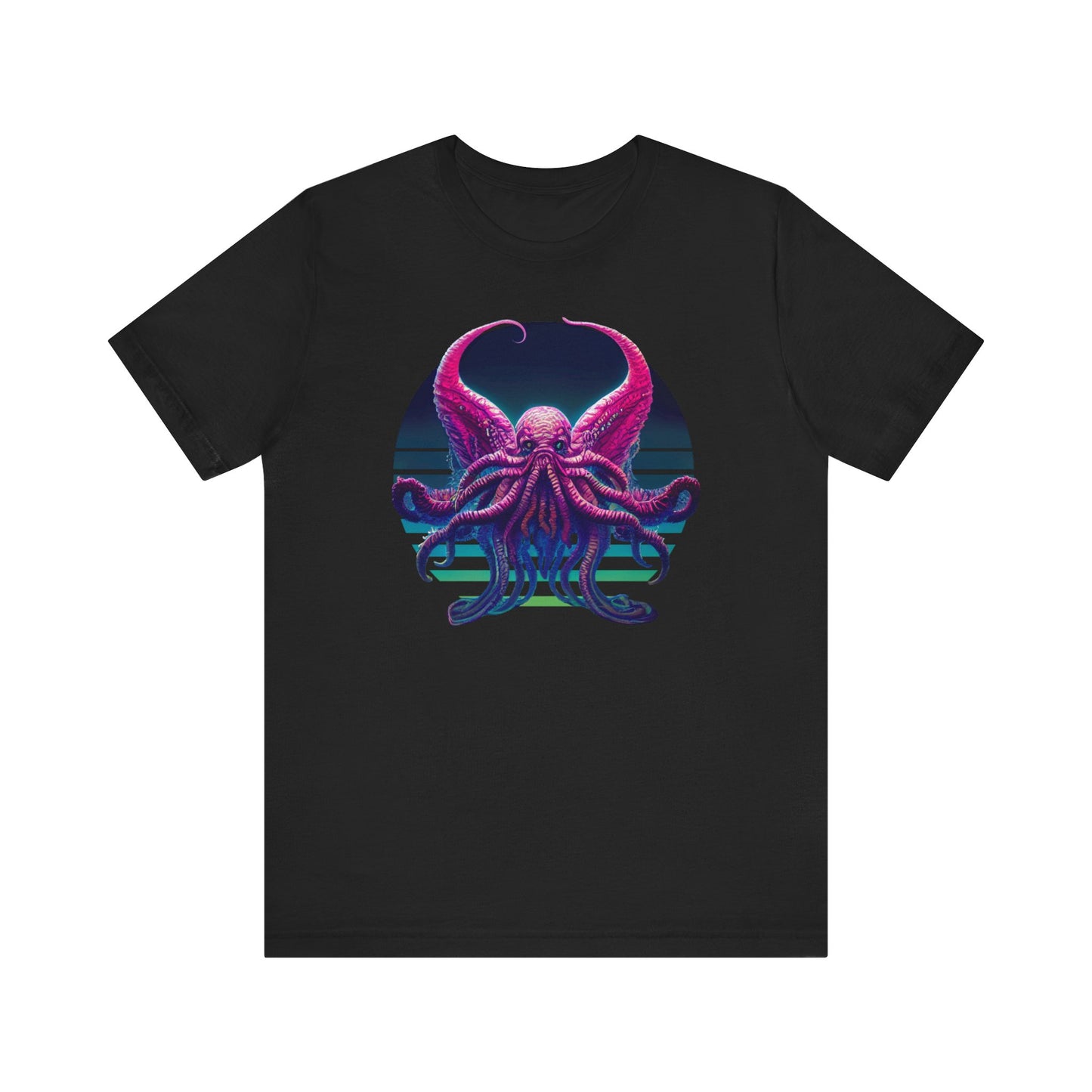 Vaporwave Cyberpunk Cthulhu T-Shirt | HP Lovecraft Teeshirt | Pastel Goth Shirt | Synthwave Gift 80s retro futuristic