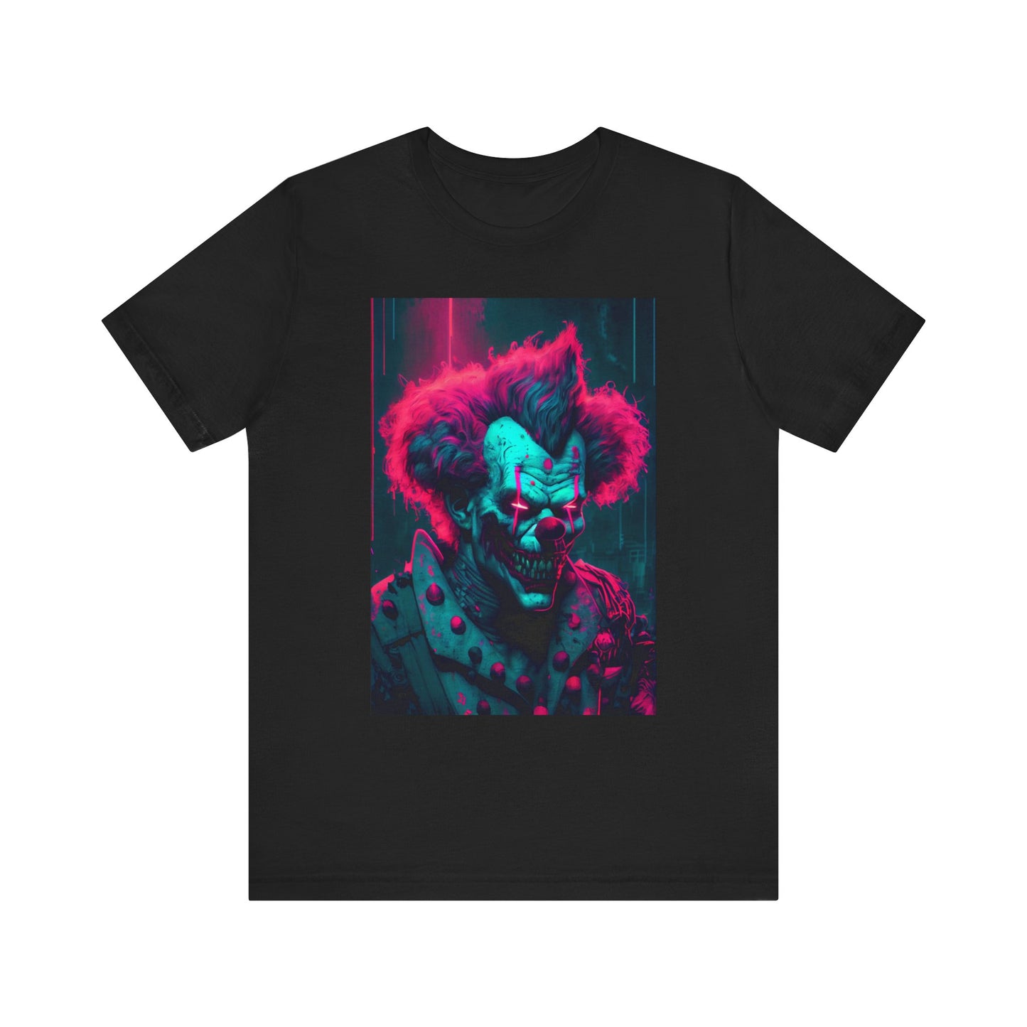 Vaporwave Cyberpunk Clown T-Shirt | Clowncore Teeshirt | Pastel Goth Shirt | Synthwave Gift 80s retro futuristic Sci Fi Horror