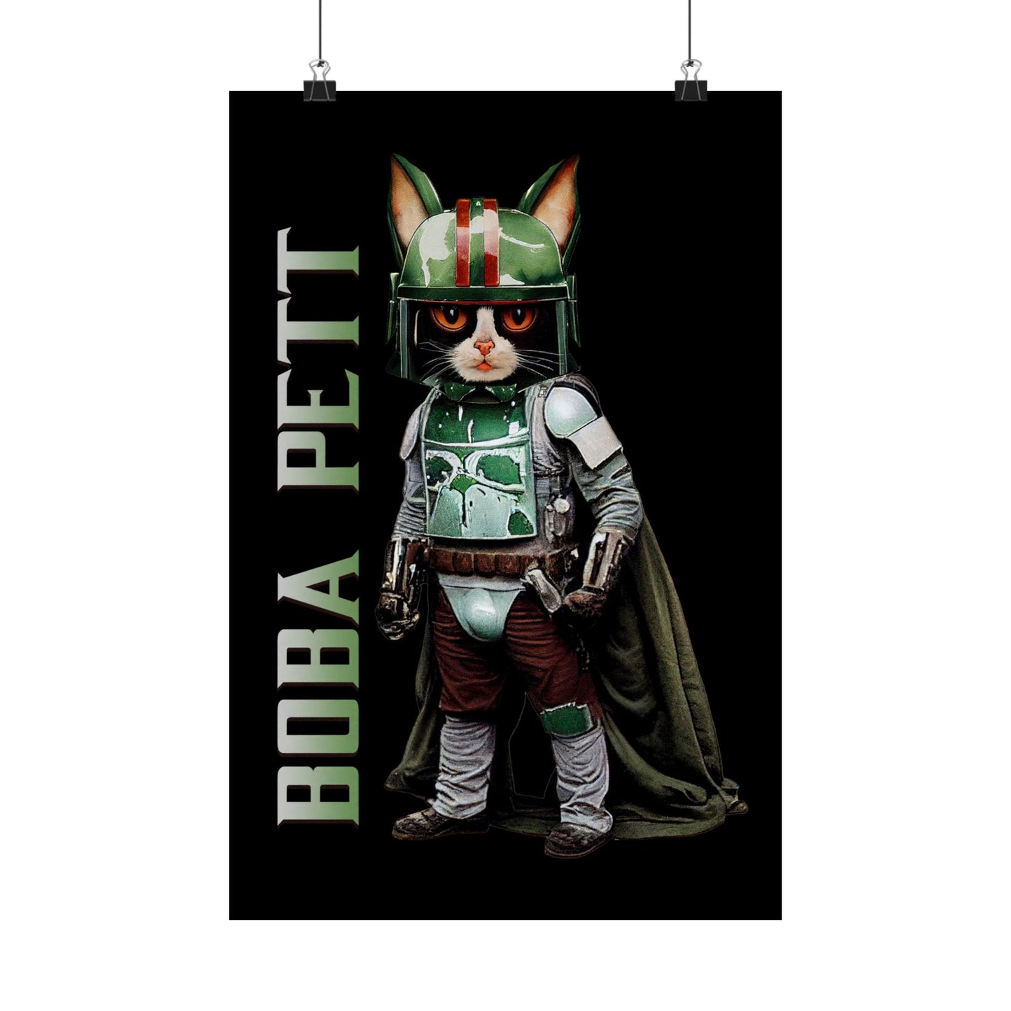 Boba Pett Art Print Cat Parody Poster | Gift | Artwork | Decor | Wall Art