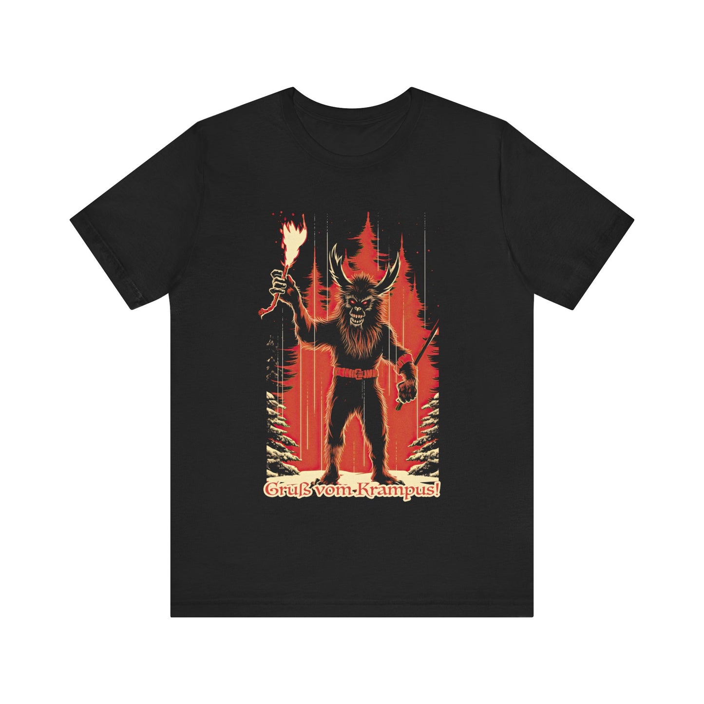 Gruß vom Krampus! T-Shirt | Krampus Shirt | Scary Christmas Apparel | tee gift | Gruss Vom Krampus