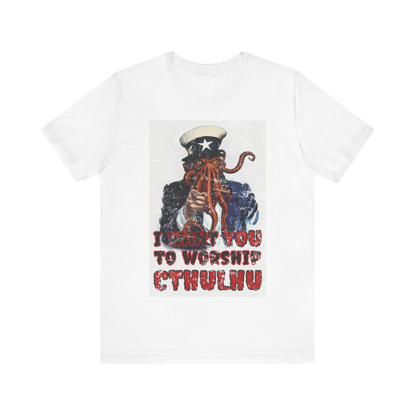 Cthulhu Uncle Sam Shirt HP Lovecraft TEESHIRT Call of Cthulhu Worship Cthulhu Cthulu