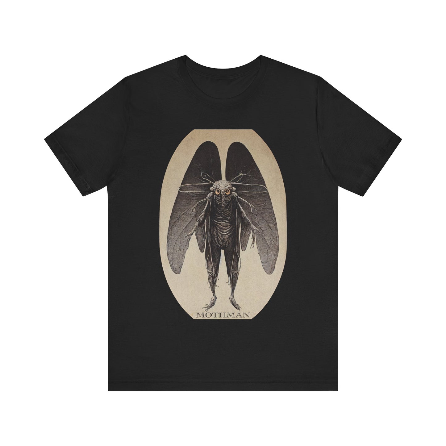 The Mothman T-shirt Cryptid Tee Shirt Cryptozoology Shirt