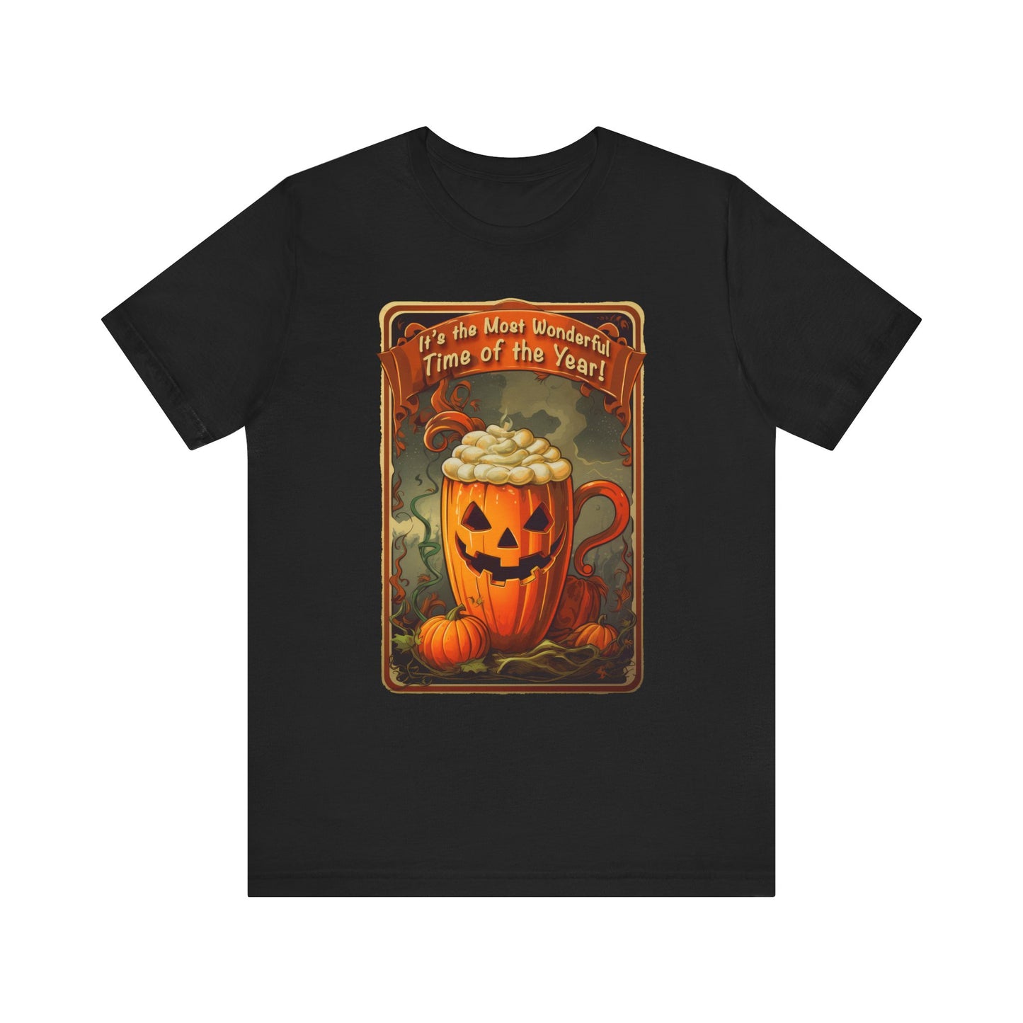 Pumpkin Spice Halloween Shirt | Most Wonderful Time of the Year teeshirt | Spooky t-shirt |  Fall style | Haunted Fashion 1980s