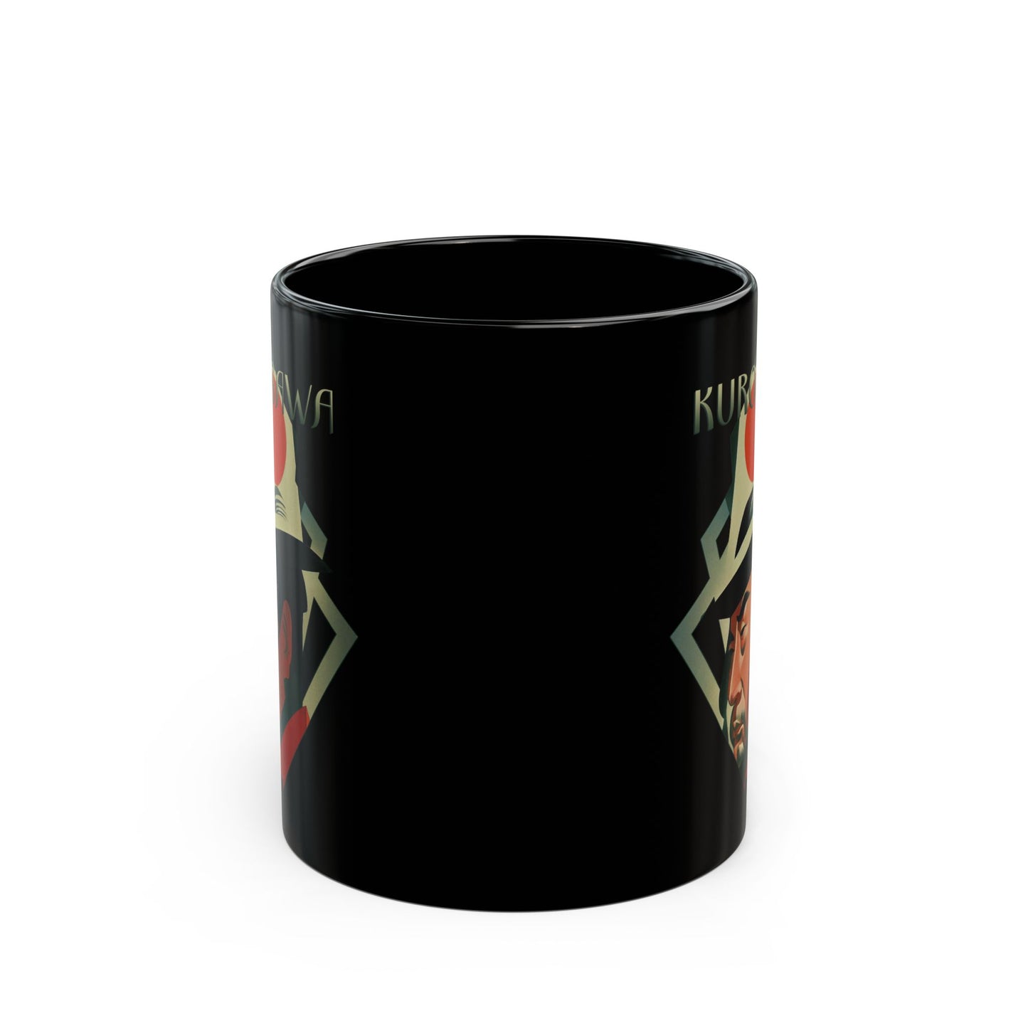 Akira Kurosawa art deco 11oz Black Mug coffee cup
