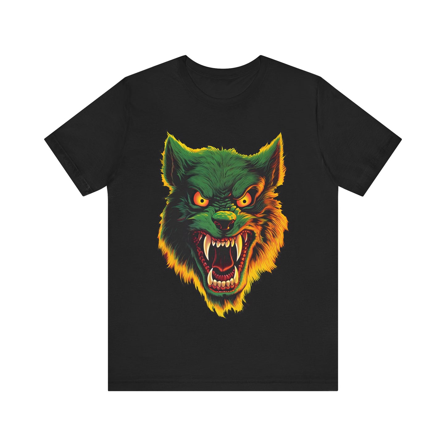 Werewolf T-Shirt | Retro style halloween art Teeshirt | wolfman Shirt | lycanthrope Gift | Apparel | Clothing