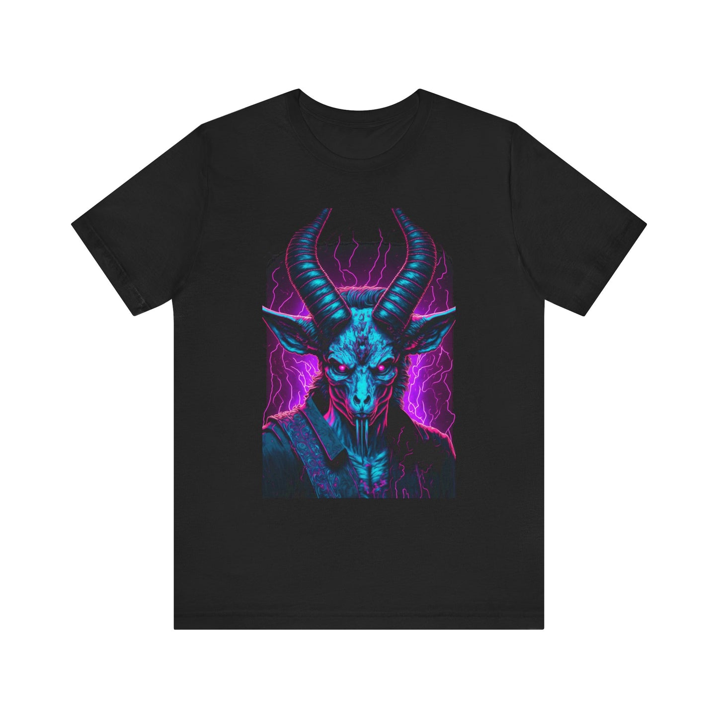 Vaporwave Cyberpunk Baphomet T-Shirt | Devil Teeshirt | Pastel Goth Shirt | Synthwave Gift 80s retro futuristic Satan Lucifer