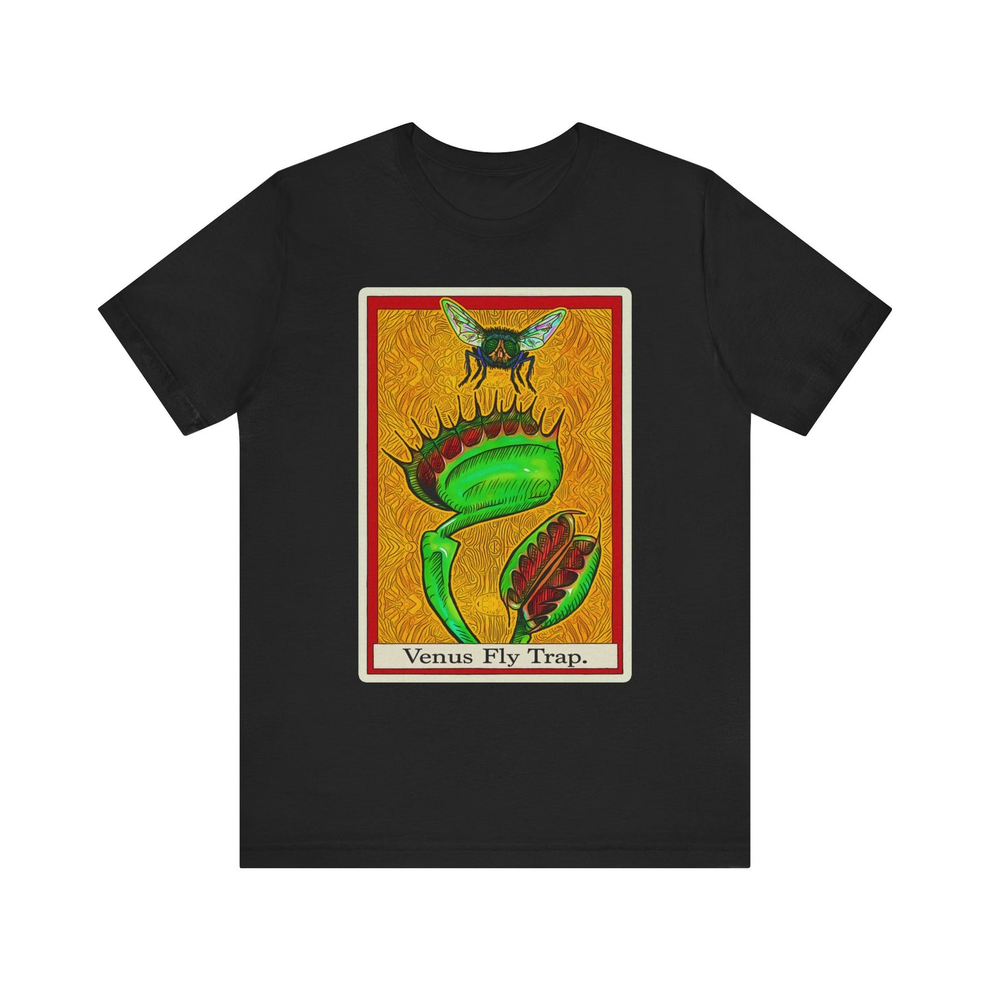 Venus Fly Trap Tarot CardT-Shirt | Botany Teeshirt | Occult Tee | Horror Gift