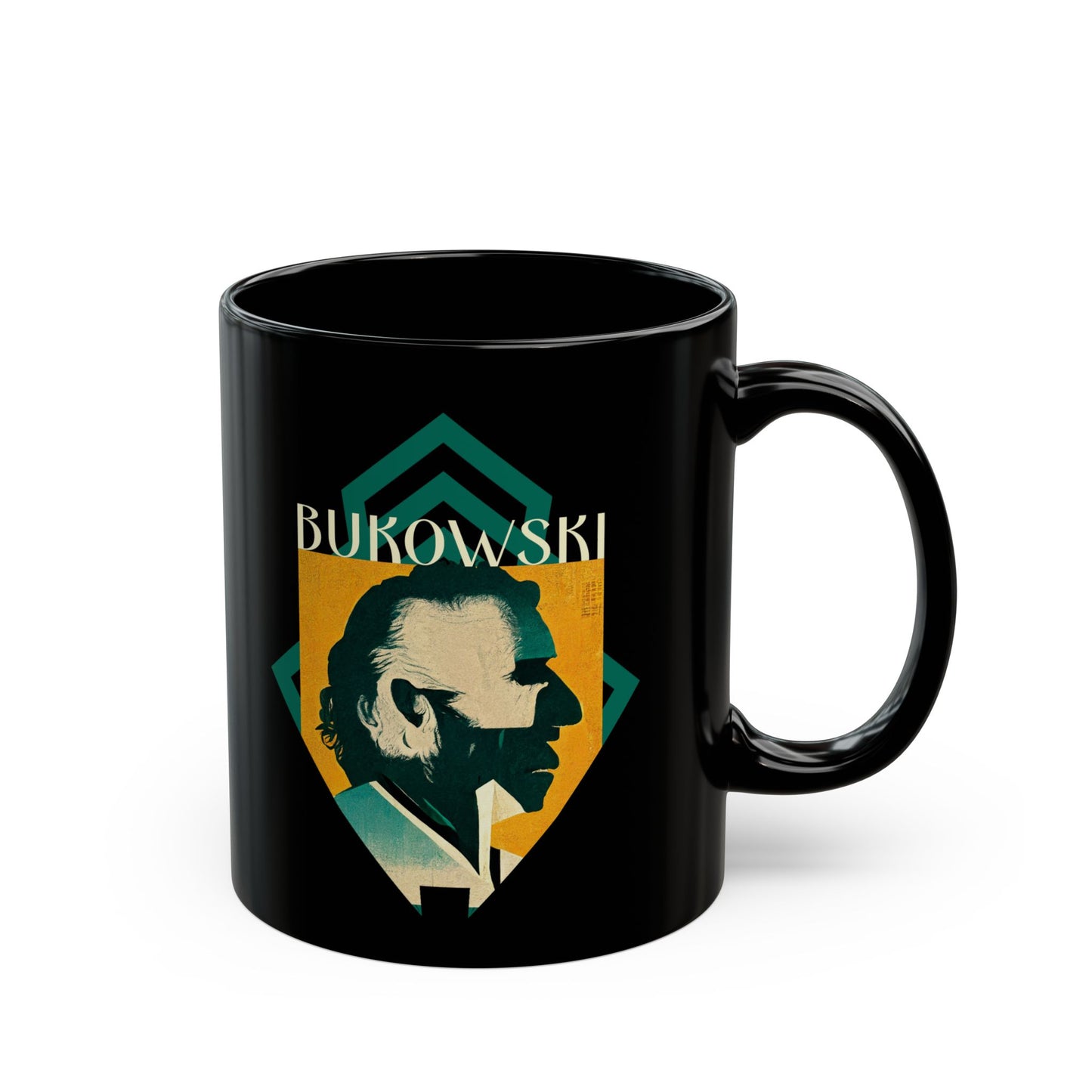 Charles Bukowski 11oz Black Mug coffee cup