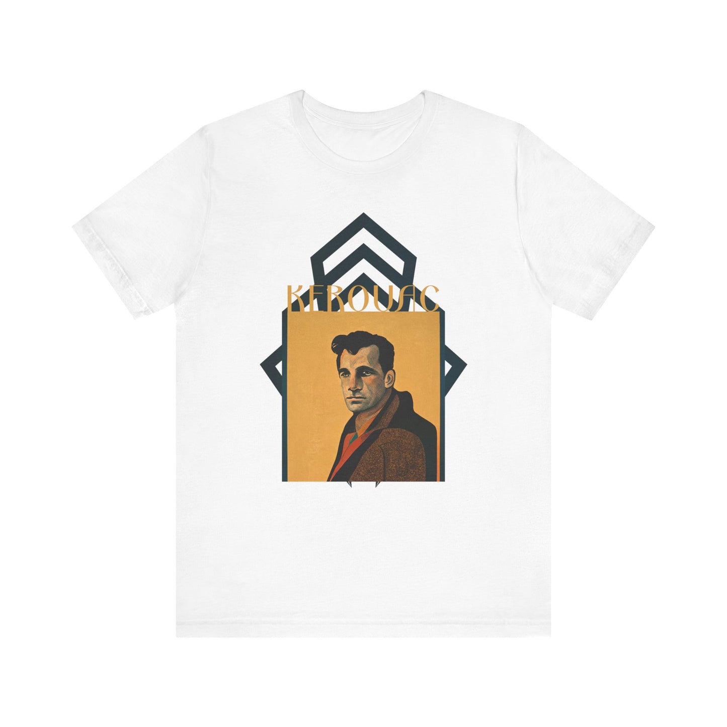 Jack Kerouac Art Deco Shirt gift poet shirt author writer gift for author gift for writer gift for reader