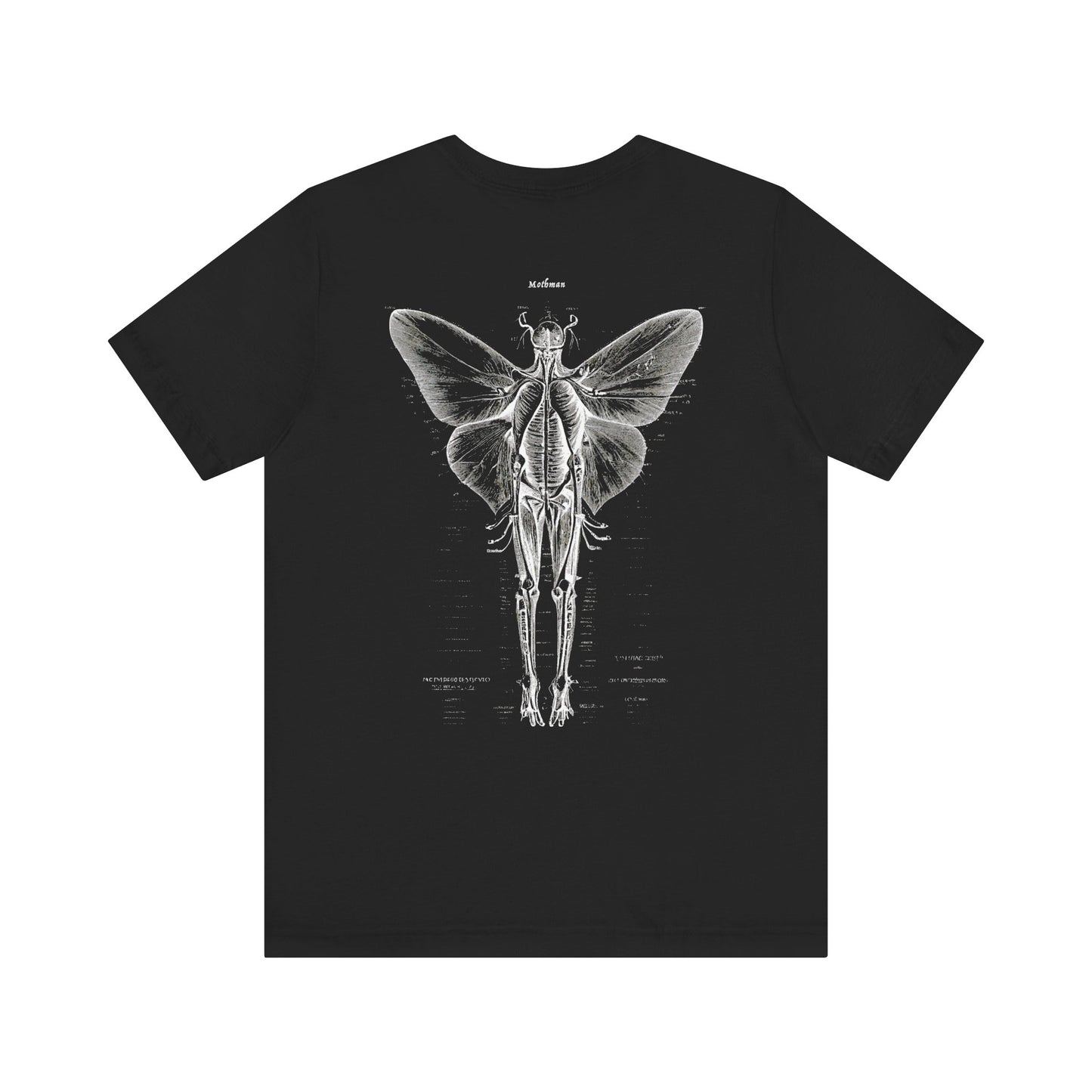 Mothman Arcane Anatomy T-Shirt | Cryptid Teeshirt | Cult Monster Tee | Horror Gift | Cryptozoology