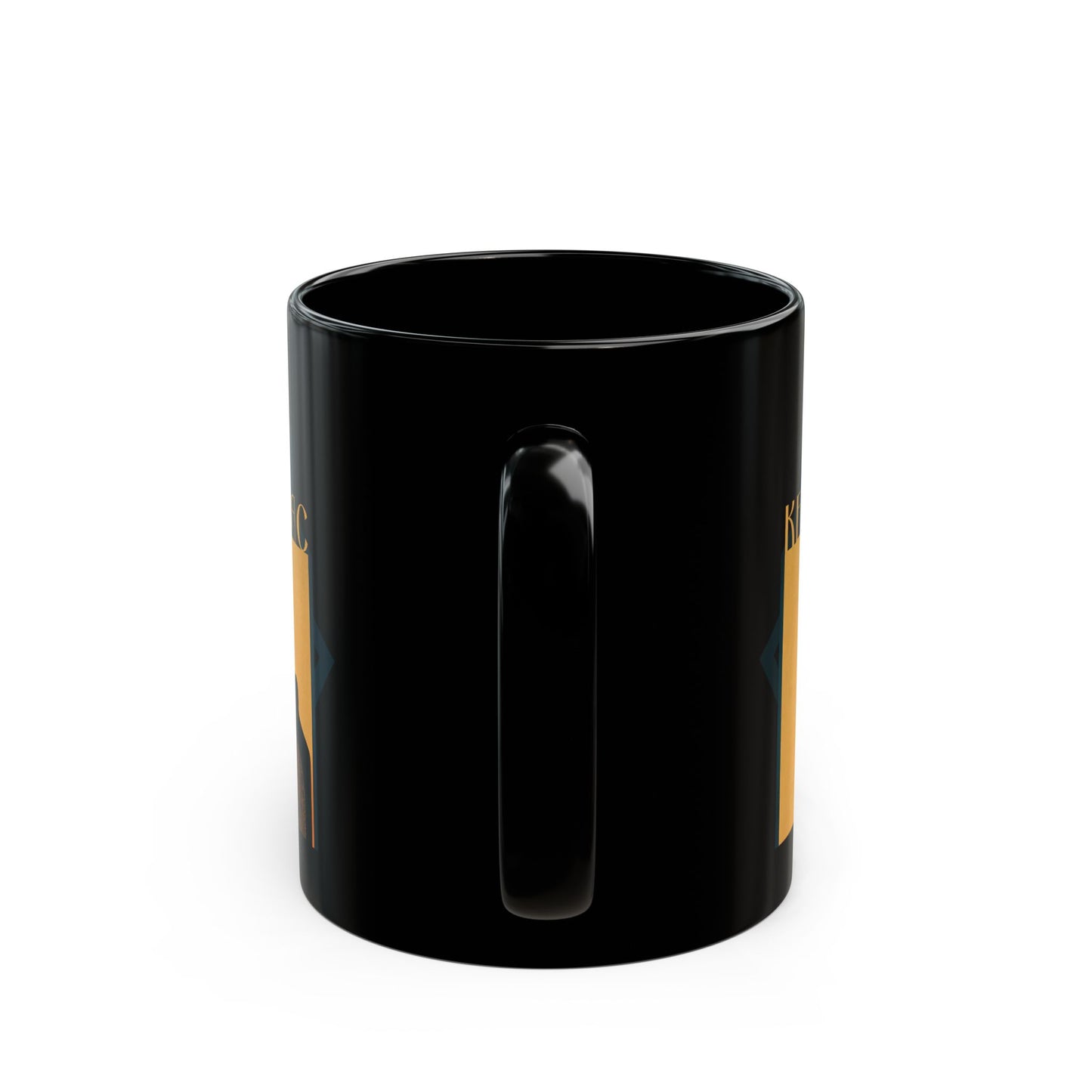 Jack Kerouac art deco 11oz Black Mug coffee cup