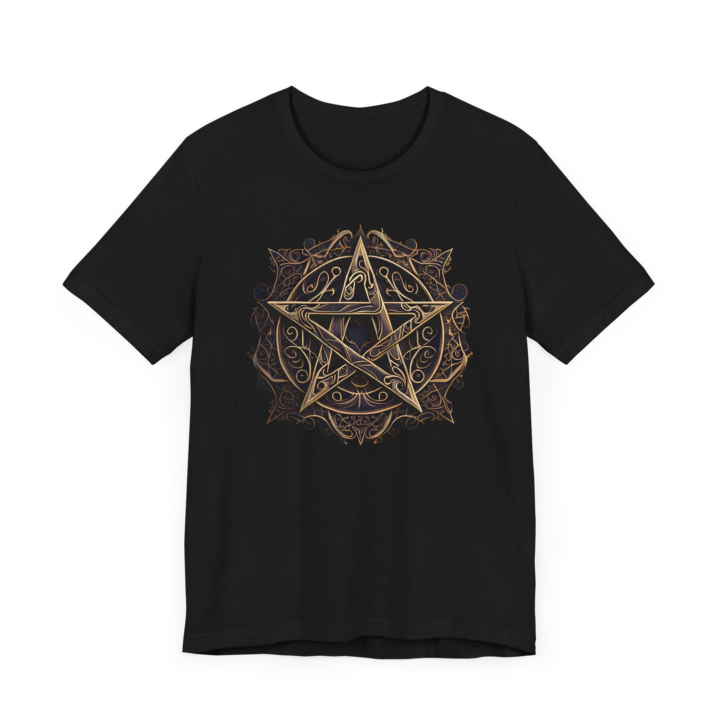 Wiccan Pentagram T-Shirt | Witch Teeshirt | Goth Shirt | Wicca Gift Blessed Be