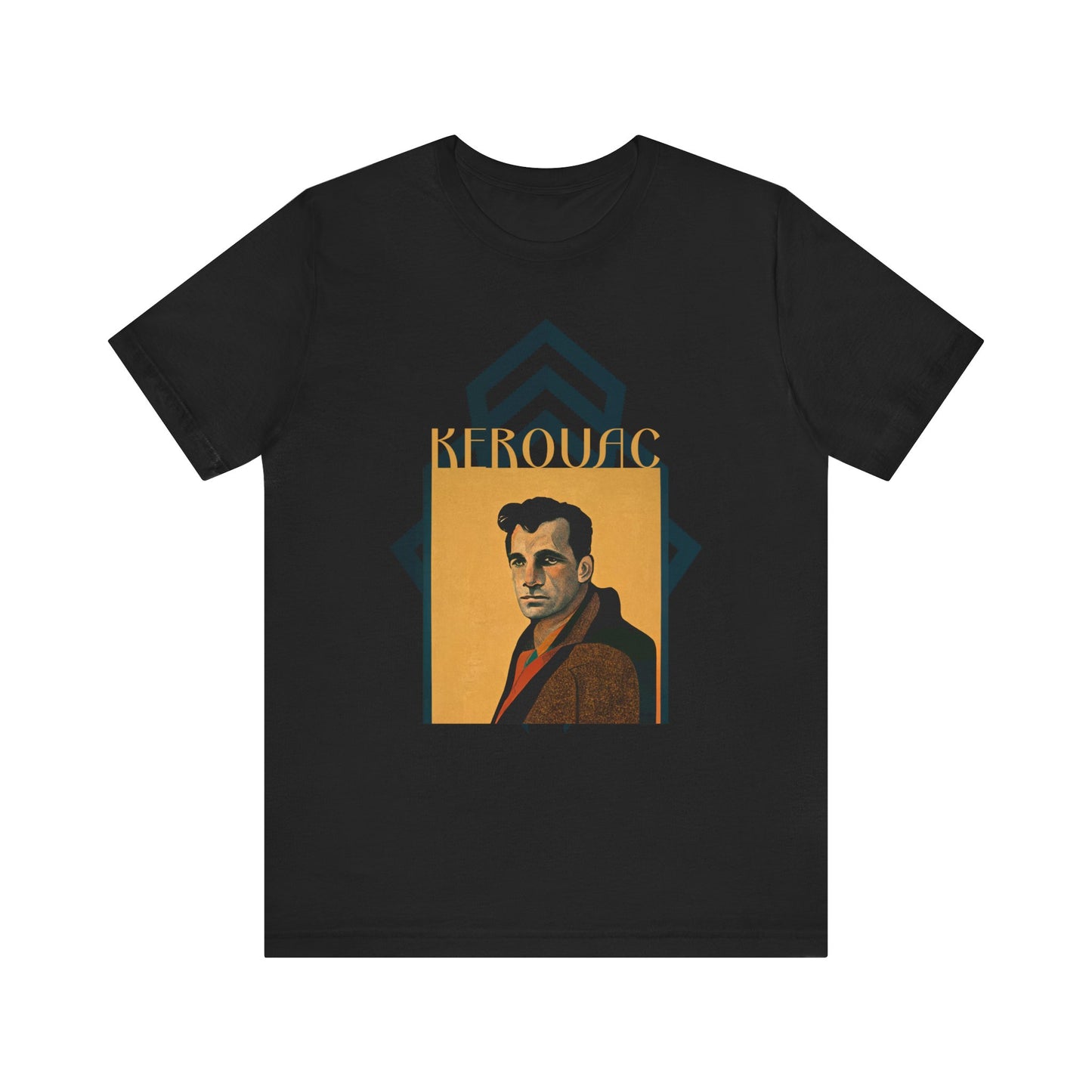 Jack Kerouac Art Deco Shirt gift poet shirt author writer gift for author gift for writer gift for reader