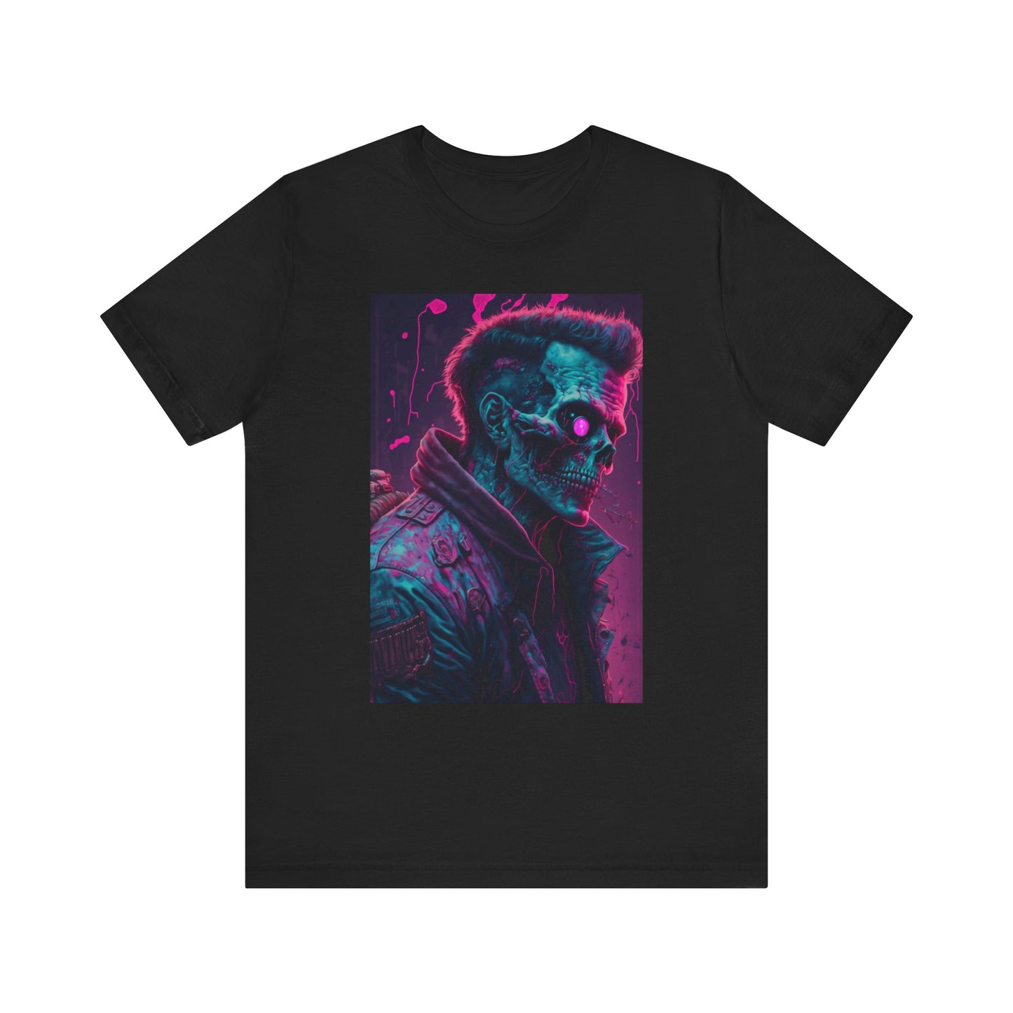 Vaporwave Cyberpunk Zombie T-Shirt | Undead Teeshirt | Pastel Goth Shirt | Synthwave Gift 80s retro futuristic Living Dead