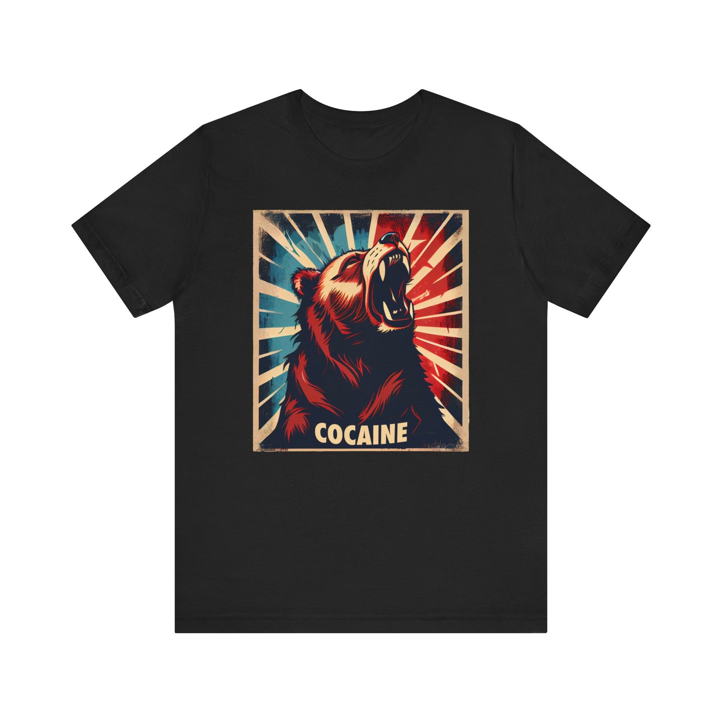 Cocaine Bear T-Shirt | Funny Meme Teeshirt | Drug Humor Tee Shirt Clothing