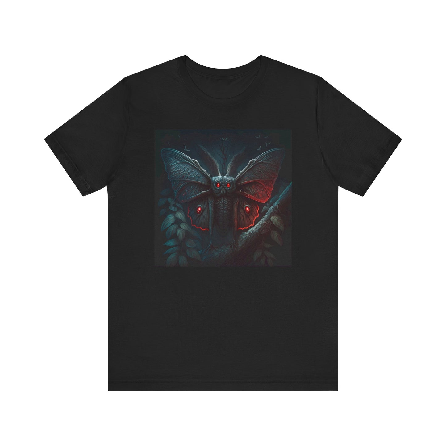 Mothman in the Woods T-Shirt | Monster Legend Teeshirt | Cryptid Tee Shirt | Cryptidcore Gift Cryptozoology Clothing