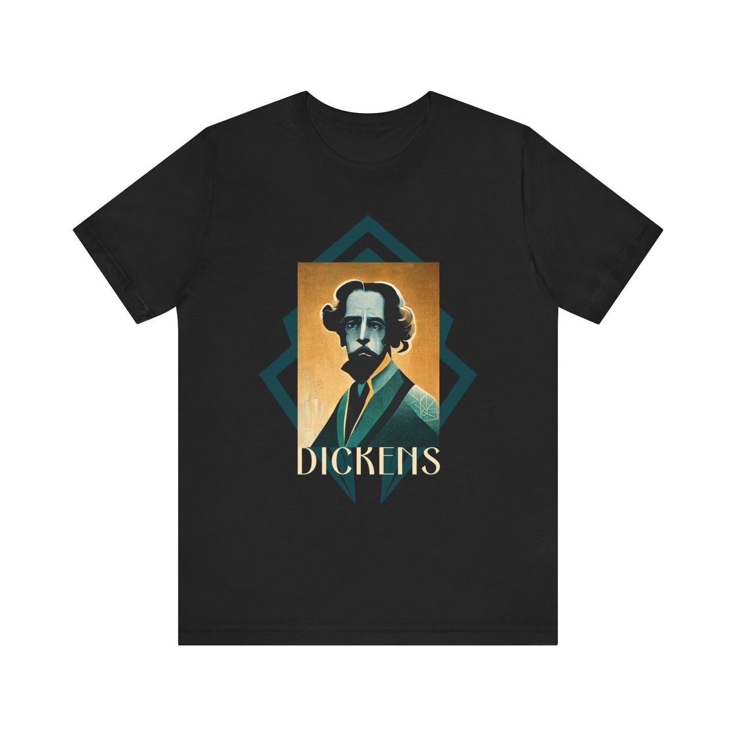 Charles Dickens Art Deco Shirt gift poet shirt author writer gift for author gift for writer gift for reader