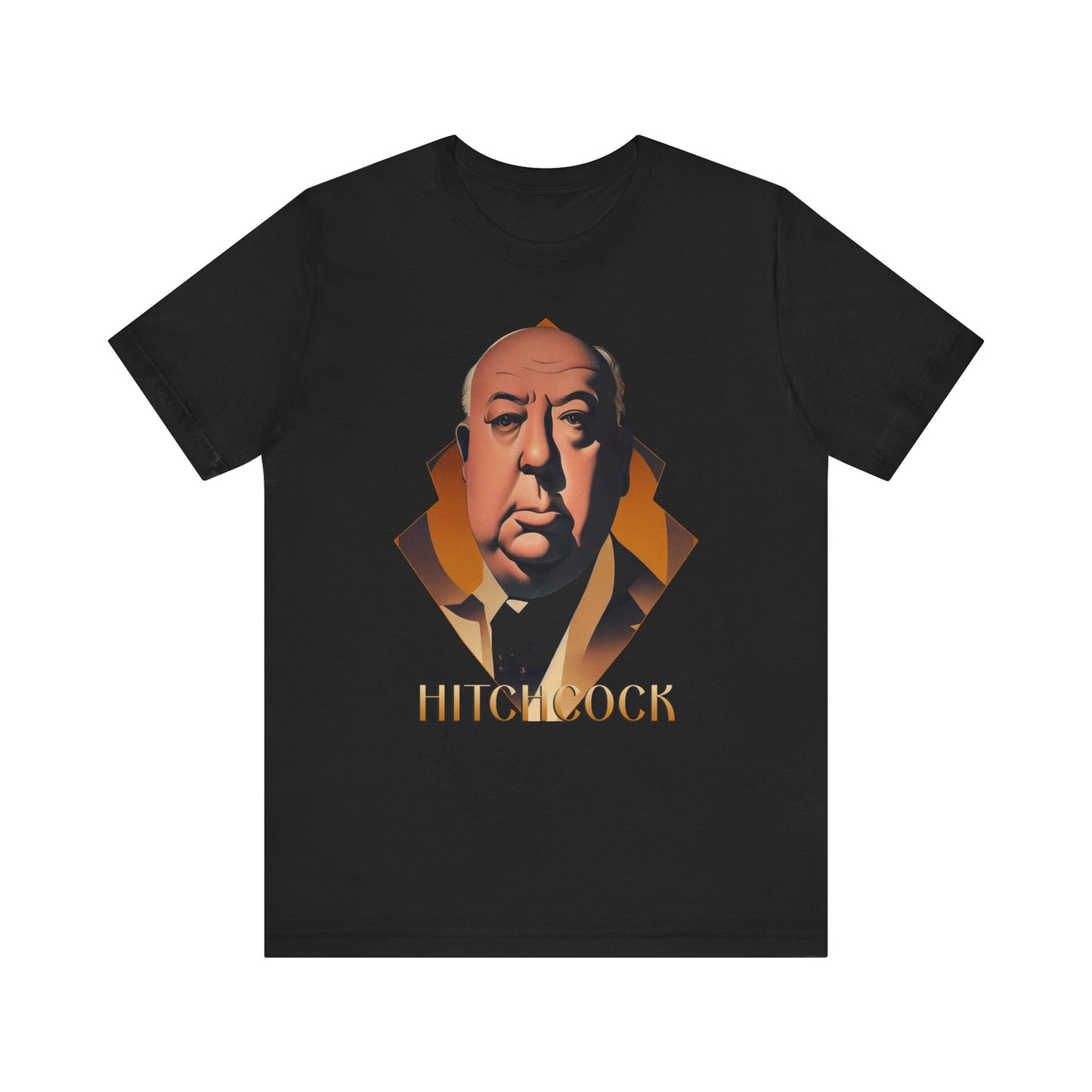 Alfred Hitchcock Art Deco Shirt gift director shirt filmmaker gift film gift for film lover