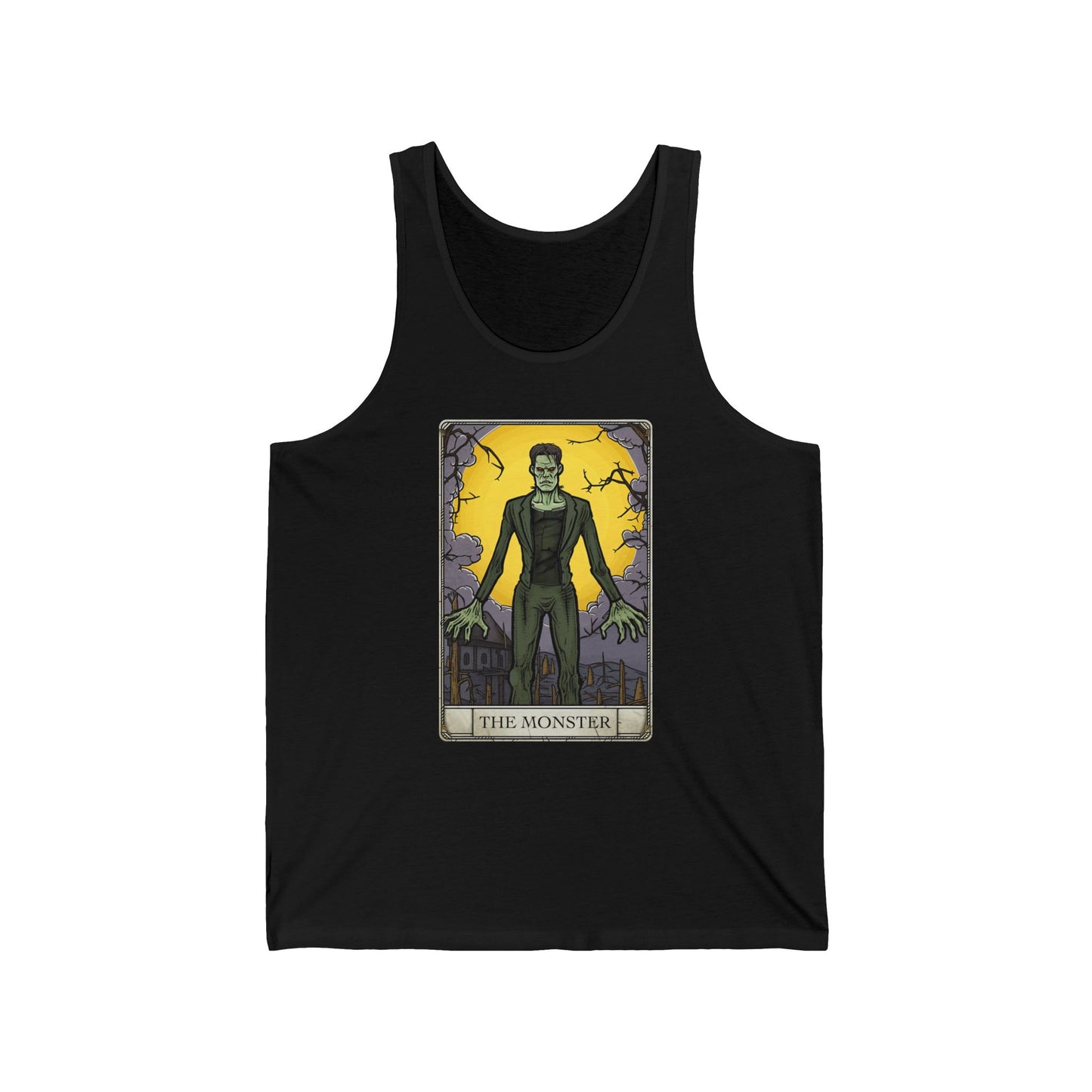 Frankenstein's Monster Tarot Card Tank Top | Frankenstein Unisex Tanktop | Classic Monster Shirt | Horror Gift | The Monster Shirt