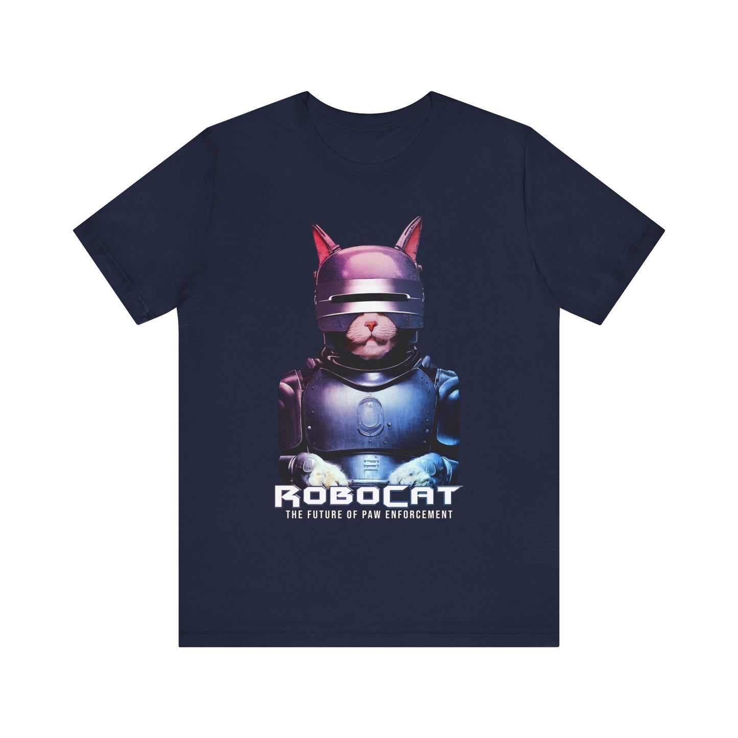 RoboCat Shirt RoboCop Parody Teeshirt