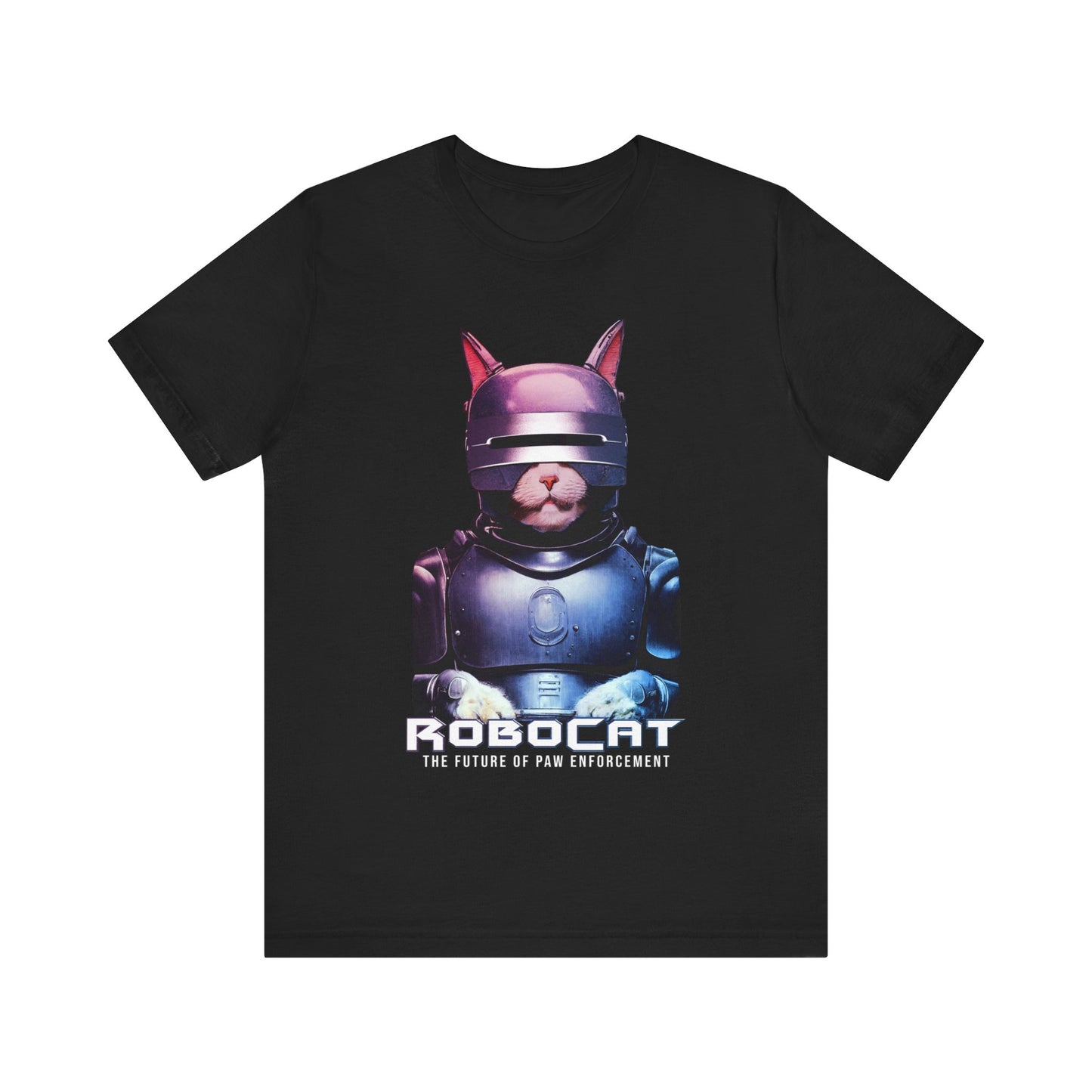 RoboCat Shirt RoboCop Parody Teeshirt