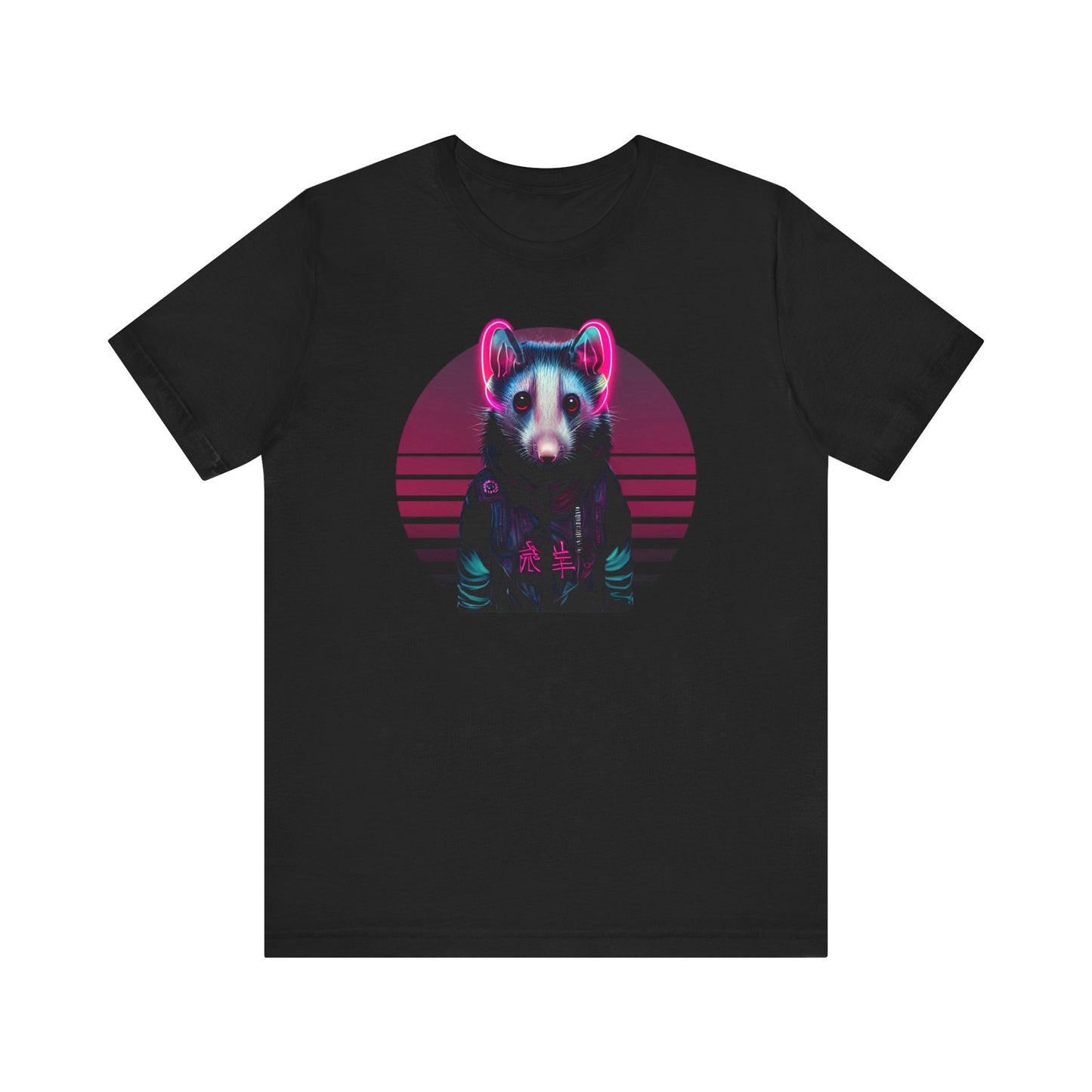 Vaporwave Cyberpunk Cyber Possum T-Shirt | Opossum Teeshirt | Pastel Goth Shirt | Synthwave Gift 80s retro futuristic