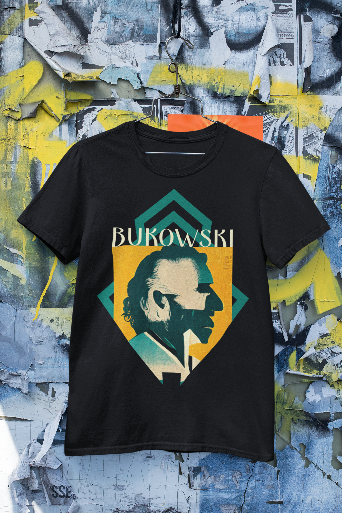 Charles Bukowski Art Deco Shirt gift poet shirt author writer gift for author gift for writer gift for reader