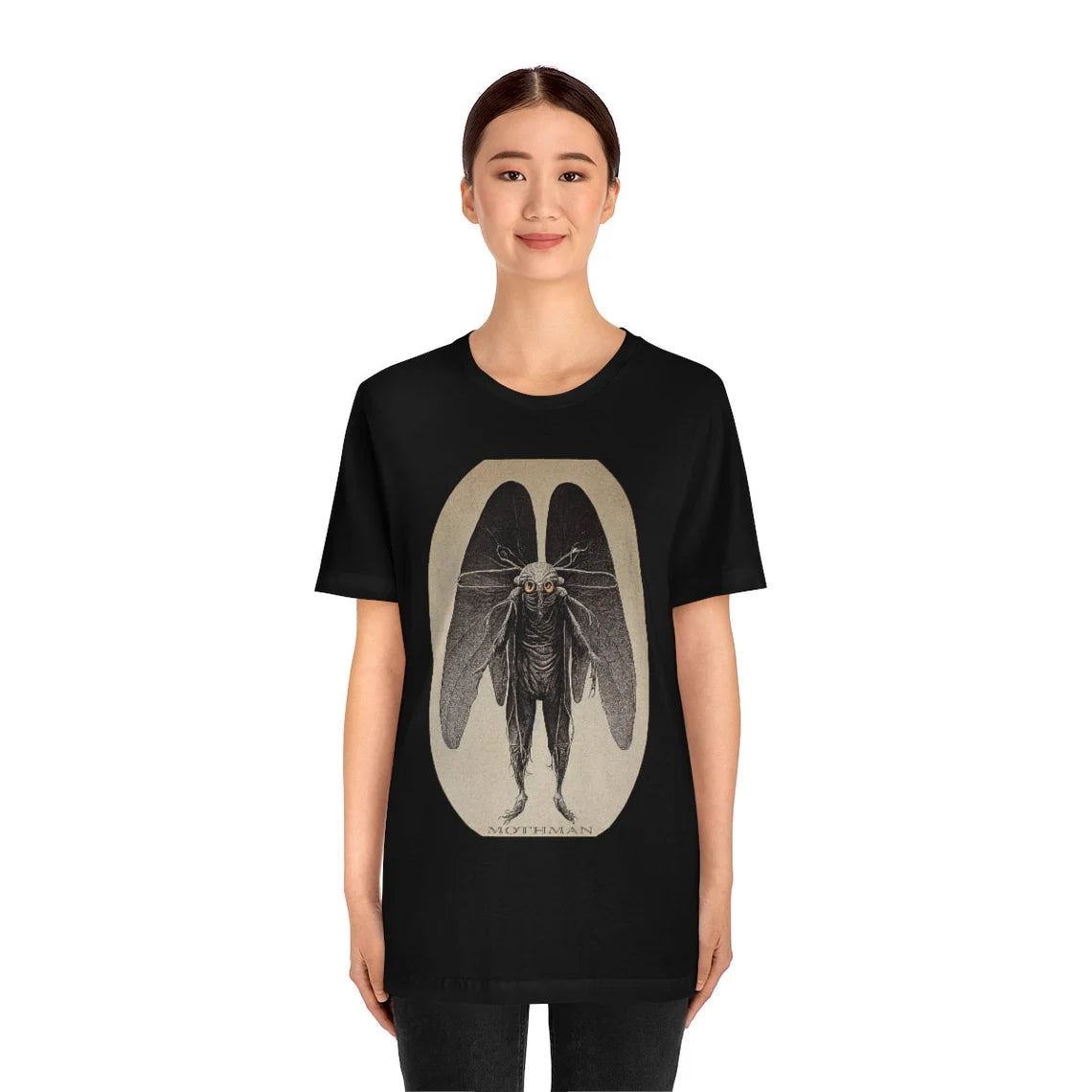 The Mothman T-shirt Cryptid Tee Shirt Cryptozoology Shirt