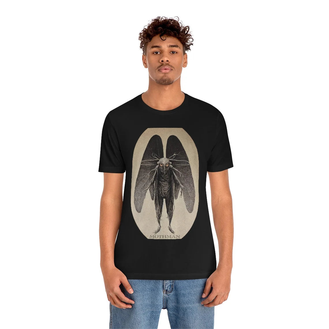 The Mothman T-shirt Cryptid Tee Shirt Cryptozoology Shirt