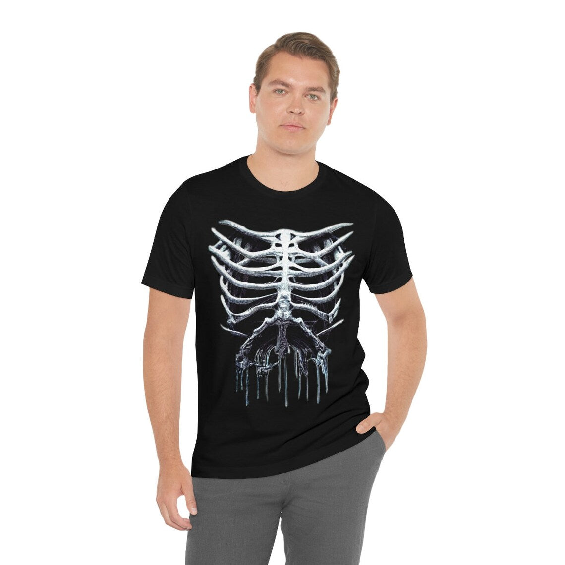 Skeleton Ribcage Costume Shirt