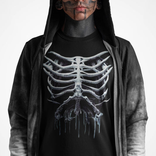 Skeleton Ribcage Costume Shirt
