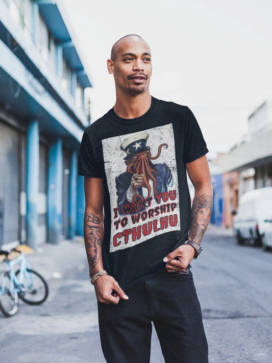 Cthulhu Uncle Sam Shirt HP Lovecraft TEESHIRT Call of Cthulhu Worship Cthulhu Cthulu