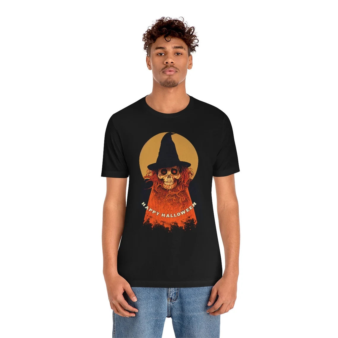 Halloween Witch Skull Shirt