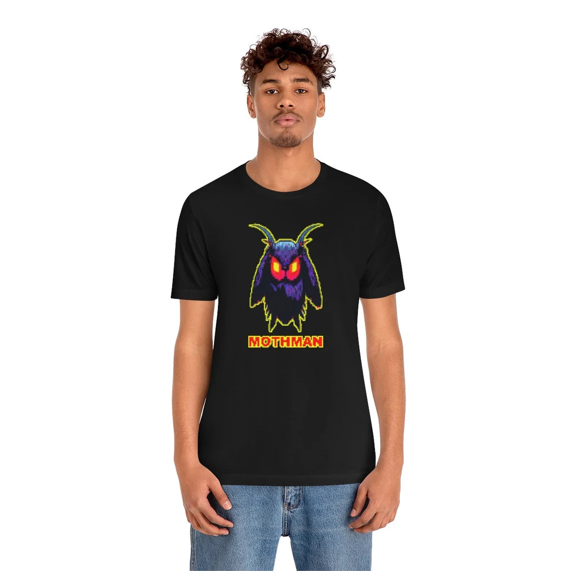 8 Bit Mothman TeeShirt Cryptid t-shirt Cryptozoology Cryptidcore